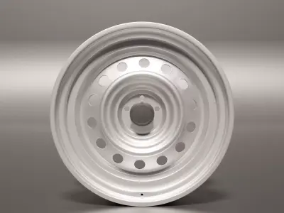3D model rim wheel pickup truck 3D model