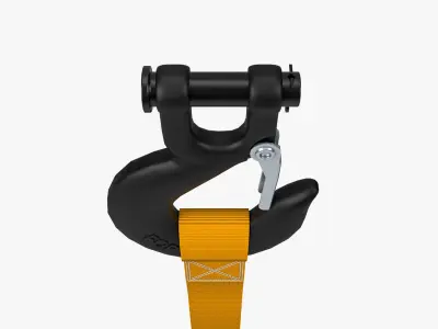 Clevis Hook Low-poly 3D model