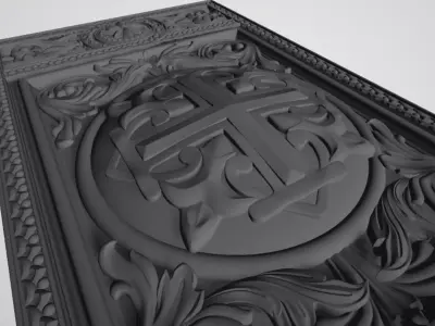 3D model for with a CrossDecor  in a few  formats 3D print model
