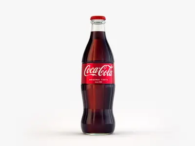 CocaCola Bottle Glass 3D model