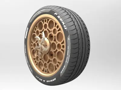 Wheel Tire 7 3D model