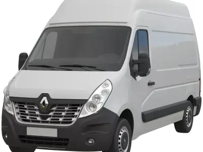 Renault Master 2015  PanelVan L2H3 3D model
