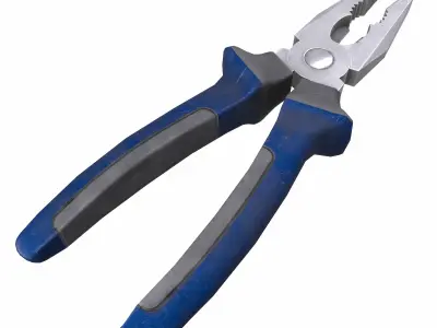 Pilash Plier Hand Tool Low Poly Low-poly 3D model