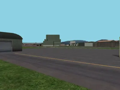 Big industrial scene - basic version 3D model