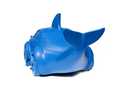 Shark car toy 3D print model