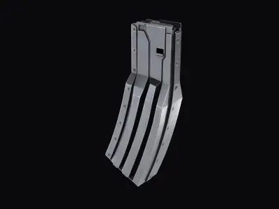 Surefire MAG5-60 Stanag magazine M4 AR Low-poly 3D model