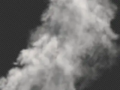 Rising Smokestack Clouds 3D model