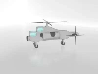 3 helicopters 3D model