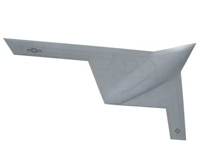 3D RQ-180 Unmanned reconnaissance aircraft 3D model