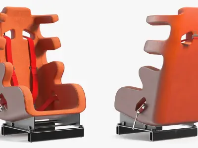  Adjustable Racing Driver Seat with Harness 