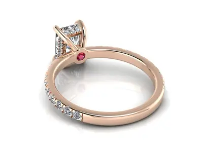 Engagment Jewelry Ring 209 3D print model