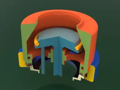 Sanitary check valve SMS 2 - Vlvula sanitria SMS 2 Free 3D model