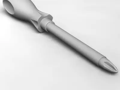 Realistic Screwdriver pen 3D model