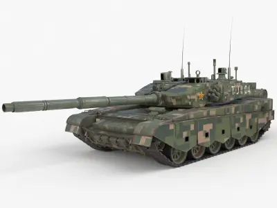 Tank Armored Collection V-RAY008 3D Model Pack