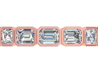 Emd Stone Bezel Set Band 3D print model