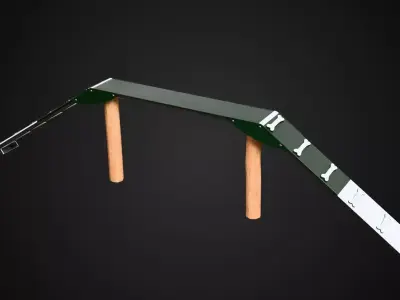 Dog Agility Bridge Low-poly 3D model