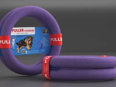 Dog Puller Standart Fitness Tool Package 3D model