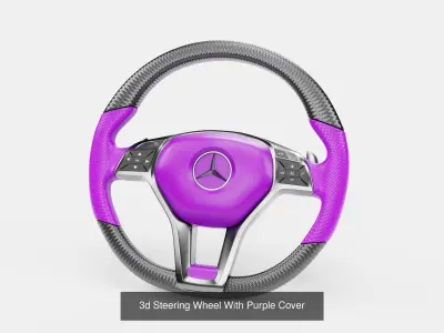 Steering Wheel Collection 3D Model Pack