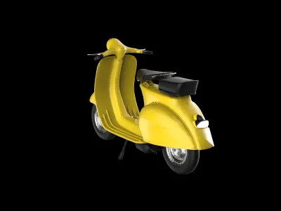 Vespa Scooter 3D model shop