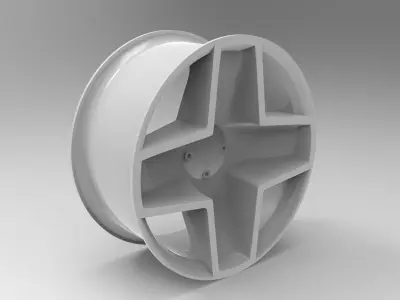 Car Rim 3D model by MA-3D