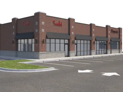 Retail-180 Retail Store 3D model