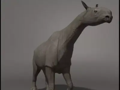 Indricotherium 3D - Pre-historic mammal 3D model purchase