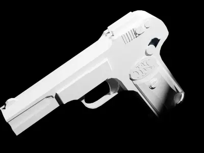 Browning FN M1900 Pistol Low-poly 3D model