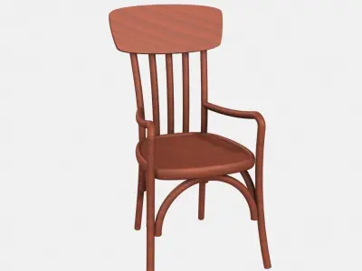 Old chair 3D model buy