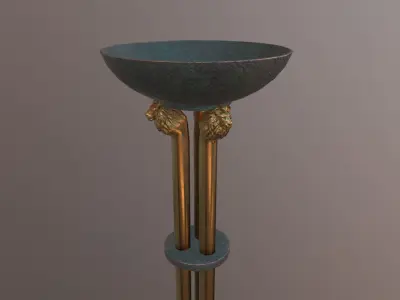 Fire Torch 3D model purchase