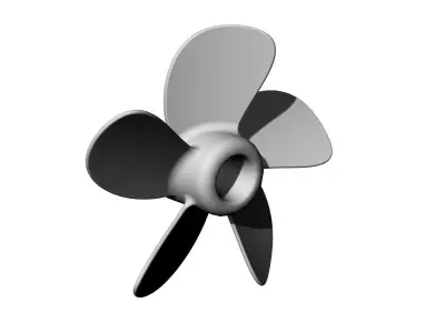 3 Sizes 5 Blade Propeller 3D print model