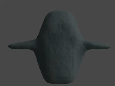 Owl Bird Cute Model Low-poly 3D model