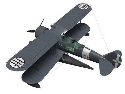 IMAM Ro43 3D model