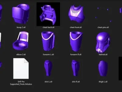 Clone Commando 6 inch figure kit conversion STL 3D print model