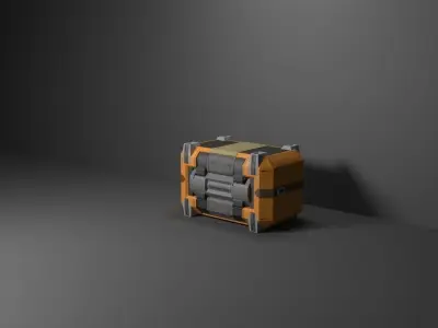 Hard Surface Model Box 3D model