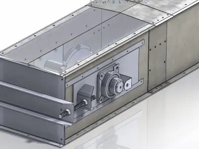 Chain Conveyor 150t 3D model
