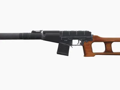 VSS Vintorez Low-poly 3D model buy