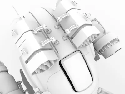  SPIDER BOT ARMOURED 3D model