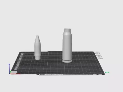 20MM DUMMY ROUND THREADED  3D print model