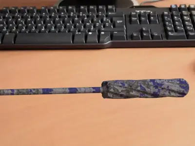 Screwdriver pen on desk Free 3D model