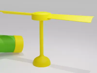 Doraemon Takecopter Dokodemodoor SmallLight 3D model