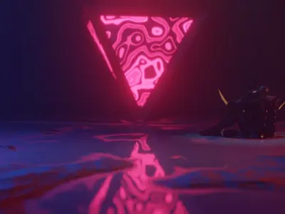 Sci Fi Scene Low-poly 3D model purchase