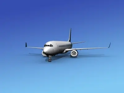 Boeing 737-900ER BBJ 3D model
