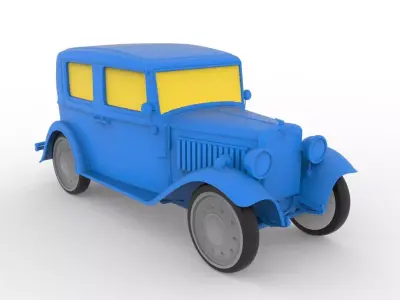 Austin 1932 Classic Car 3D print model
