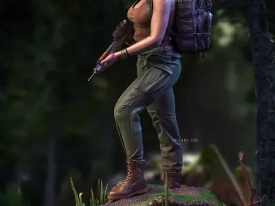 Zora - Jurassic Part Rebirth - Scarlett Johansson 3D print model