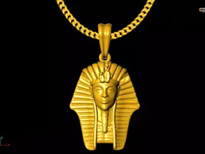 Egypy pendant charms - one inch pendant 3D print model
