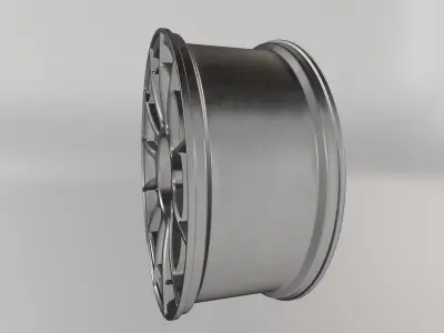 Enkei Spider NT03 Wheel Low-poly 3D model