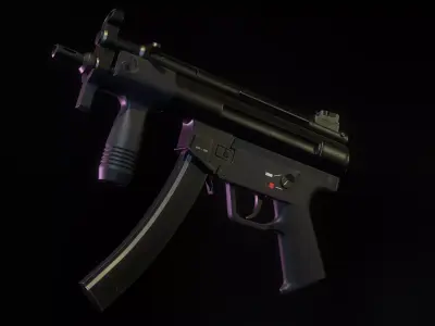 MP - 5K Low-poly 3D model
