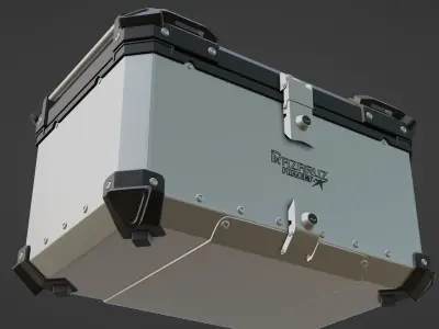 Rider Box Stand Rapido Low-poly 3D model