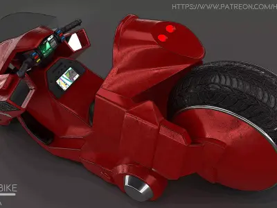 Kaneda Bike - AKIRA 3D model