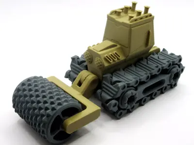 3D Printable - Heavy Bulldozer  3D print model
